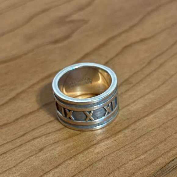 Tiffany & Co. 925 ‘Atlas’ Band Ring - 5.5 - Picture 3 of 4